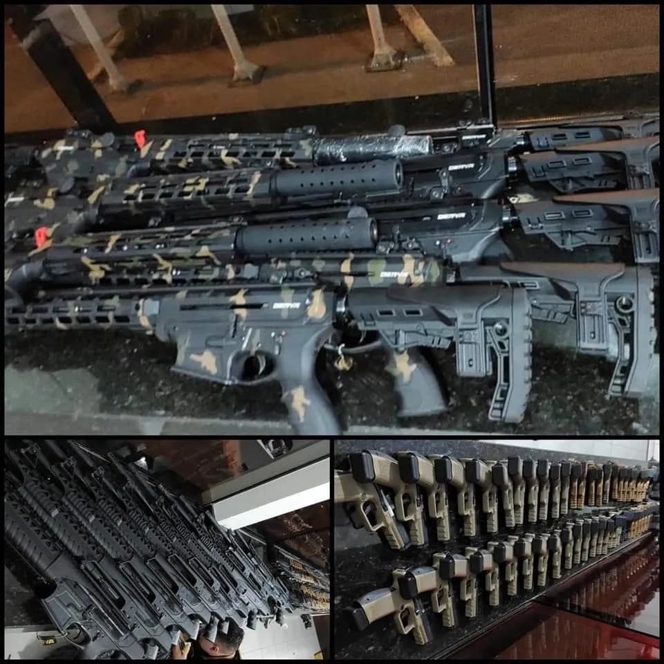 POLÍCIA RODOVIÁRIA E BPFRON FAZEM A MAIOR APREENSÃO DE ARMAS DO ESTADO NA PR-323