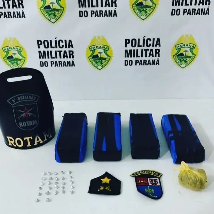ROTAM apreende mais de 2kgs de drogas na madrugada deste sábado em Paiçandu