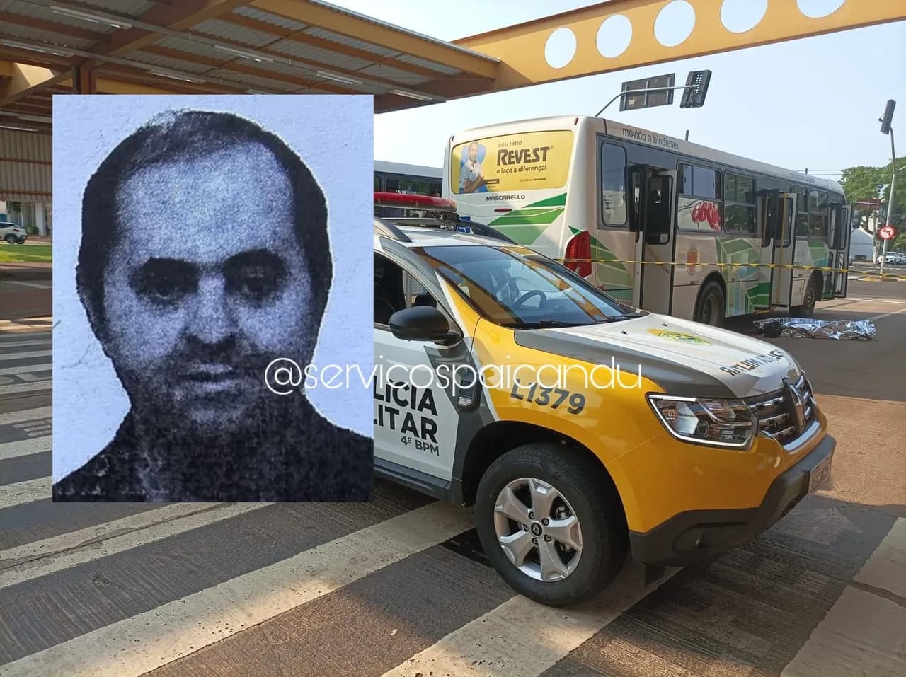 Homem de 56 anos morre atropelado a caminho do trabalho em Maringá