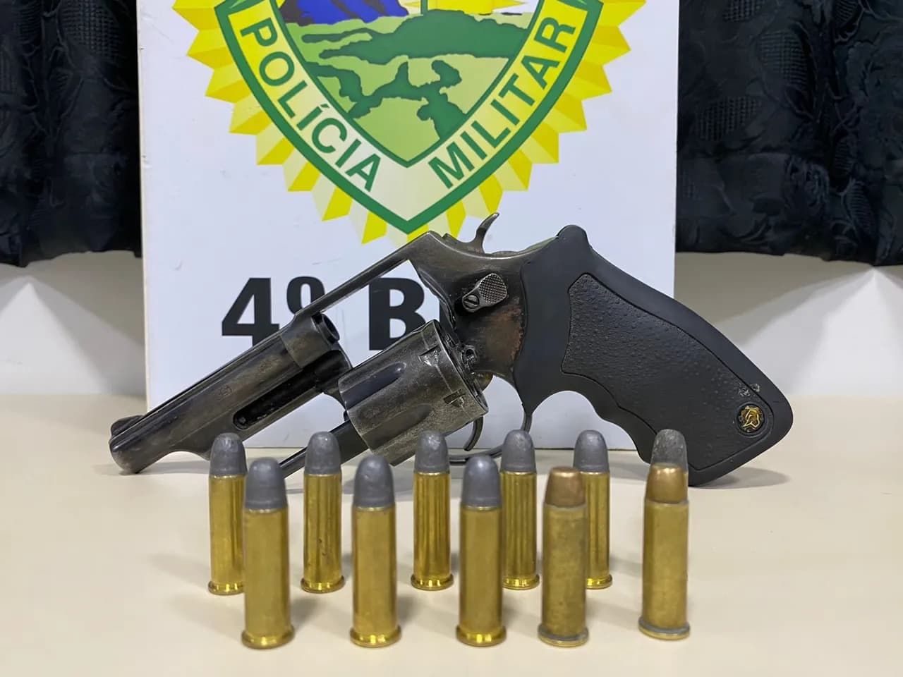 Arma de fogo é apreendida pela polícia militar em Paiçandu