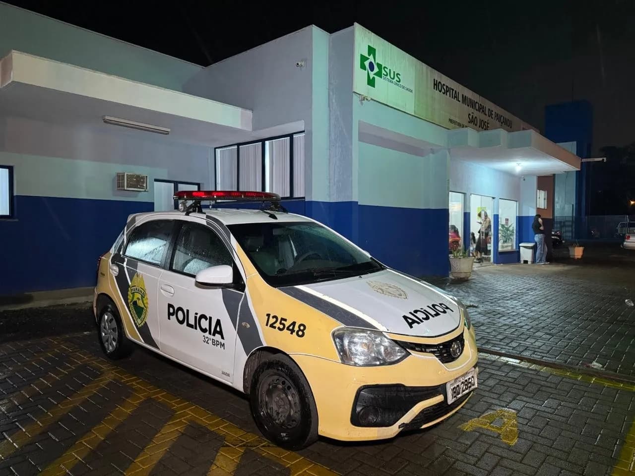 Homem esfaqueado pede ajuda ao pai e é levado em estado grave ao hospital em Paiçandu