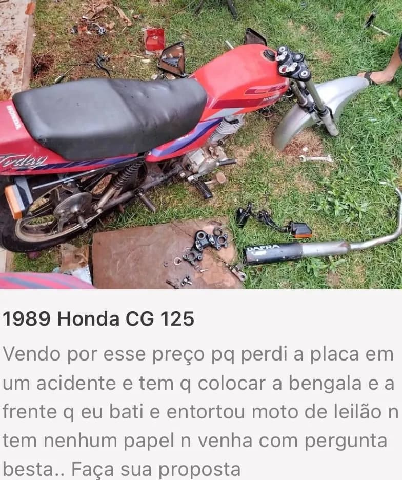 Moto furtada é anunciada na internet, recuperada pela PM e jovens são encaminhados à delegacia em Paiçandu