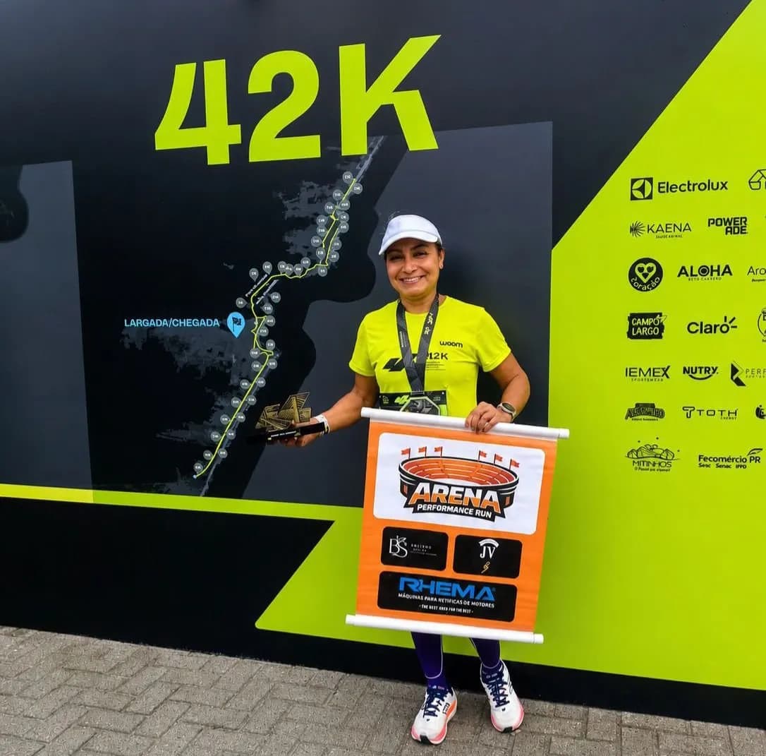 Moradora de Paiçandu é vice-campeã na maratona internacional de Guaratuba