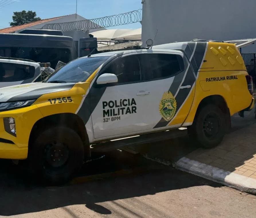 Homem com mandado por porte ilegal de arma e violência doméstica é preso pela Patrulha Rural em Paiçandu