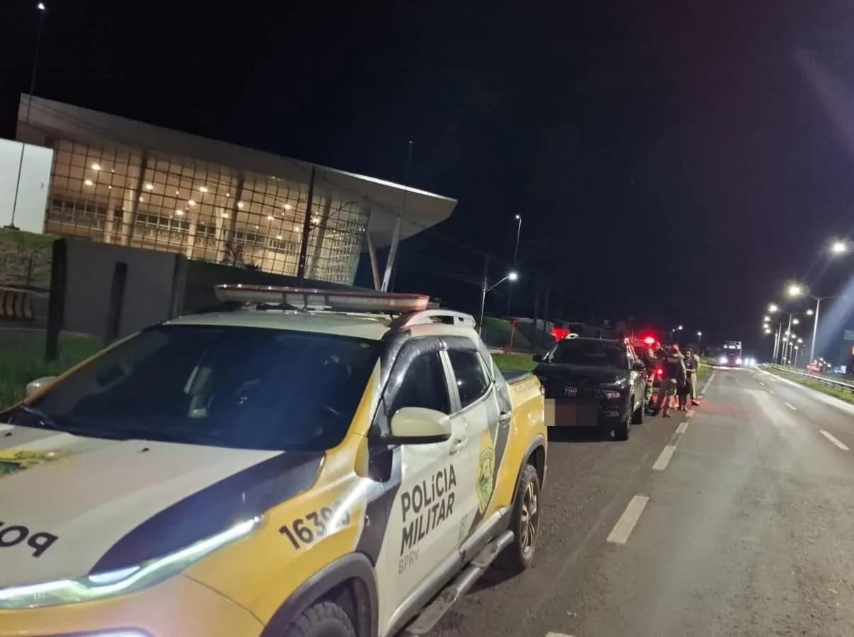 Colisão traseira resulta em agressão e motorista embriagado preso na PR-323