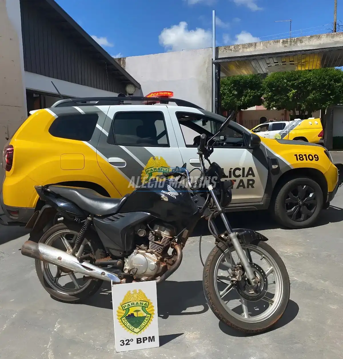 Adolescente é apreendido e motocicleta furtada é recuperada em Mandaguaçu