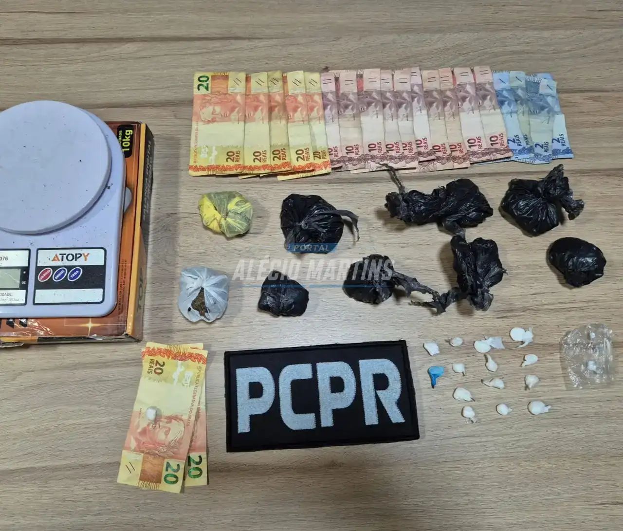 Operação da Polícia Civil contra o tráfico termina com cinco pessoas presas e drogas e apreendidas em Paiçandu