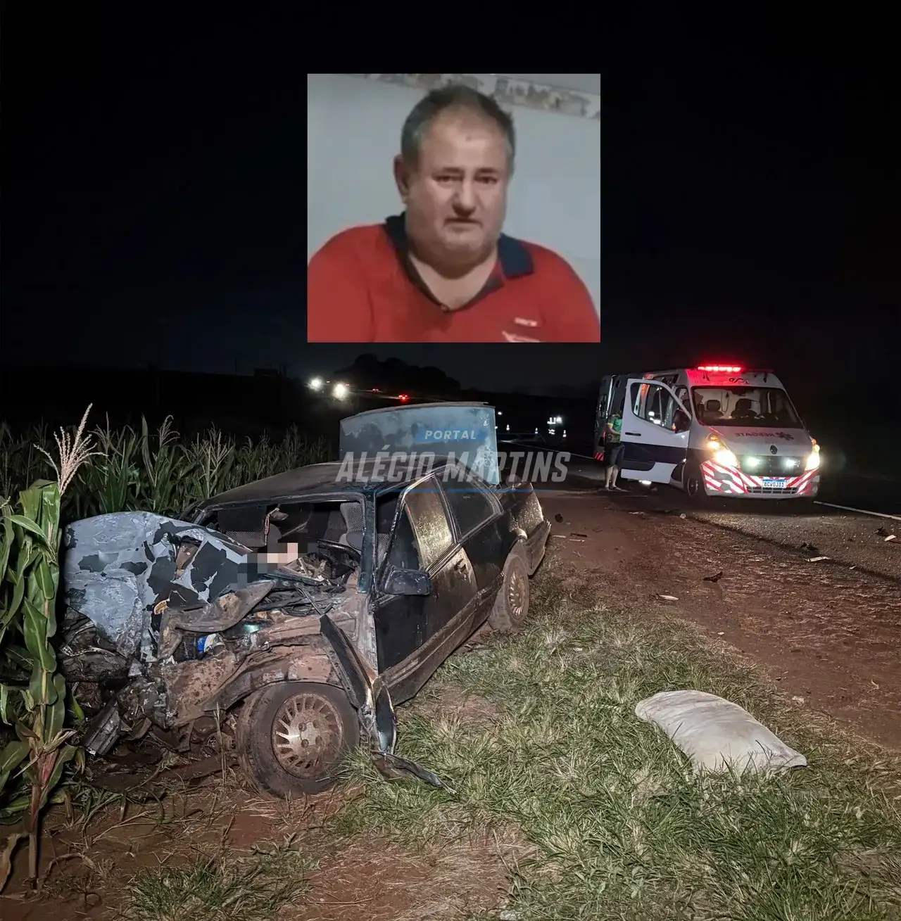 Foi identificado o motorista que morreu após colisão frontal na PR-323 entre Paiçandu e Água Boa