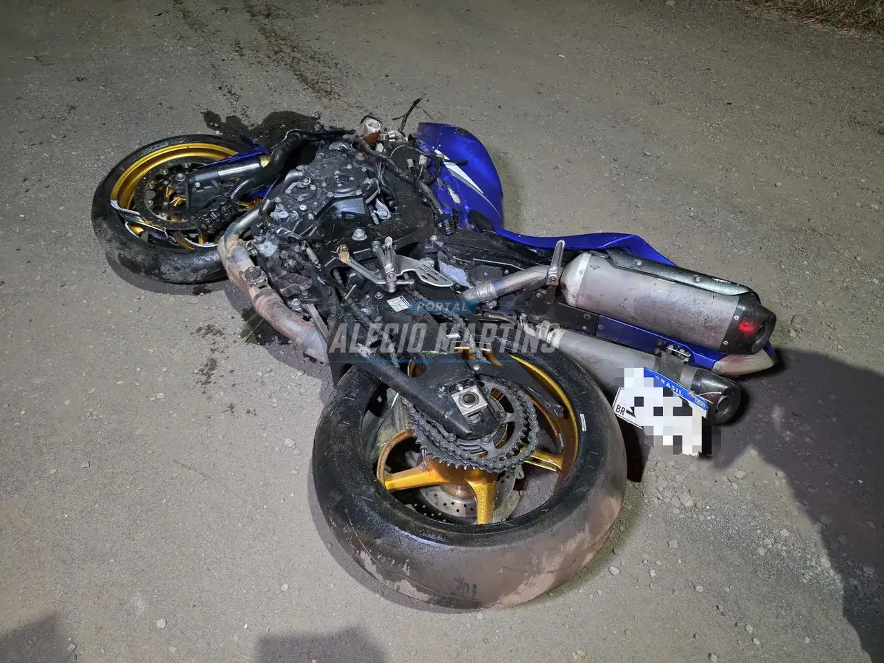 Motociclista morre após perder controle de moto de alta cilindrada na entrada de Maringá