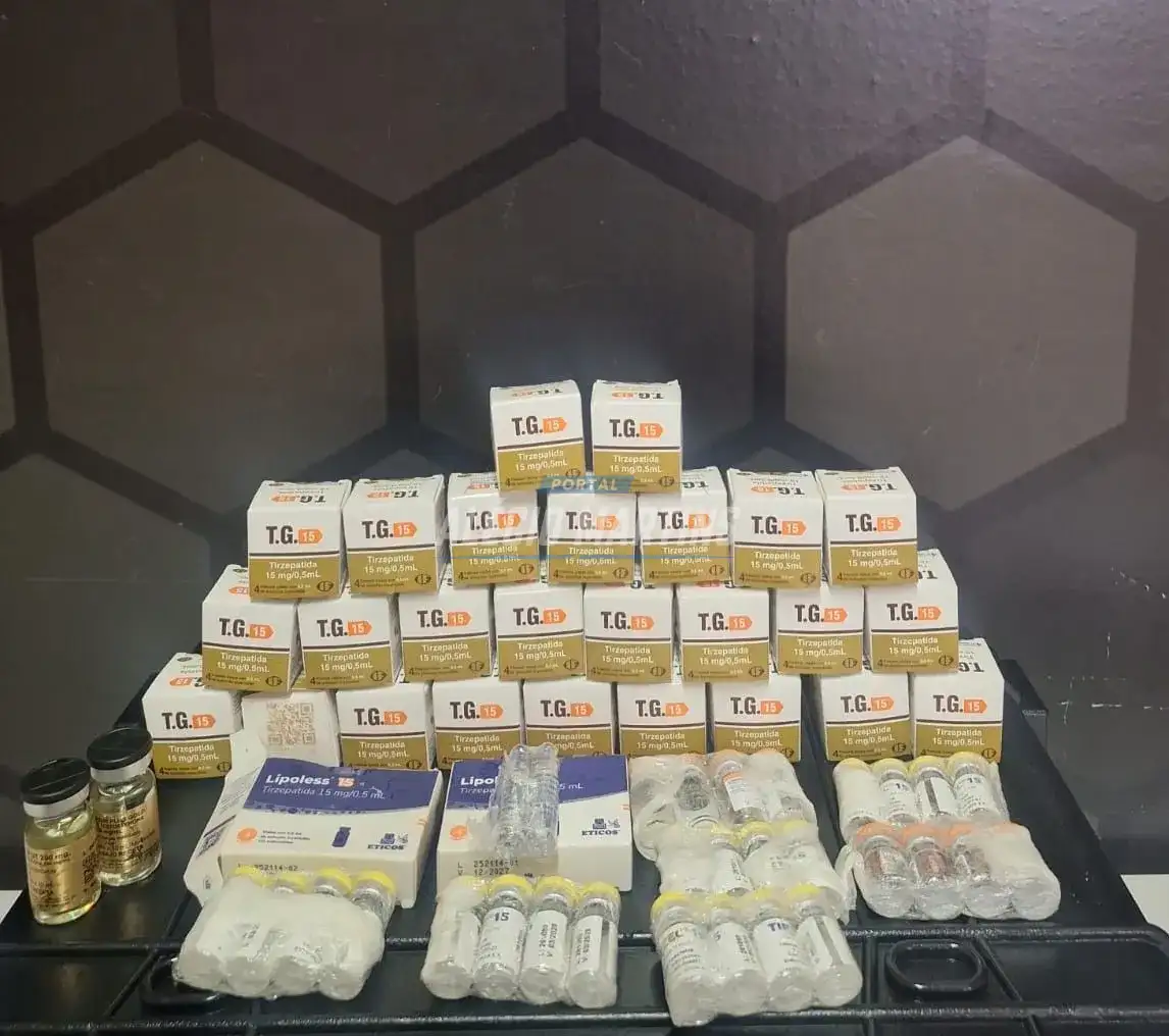 Medicamentos para emagrecimento e anabolizantes do Paraguai são apreendidos na PR-323, em Doutor Camargo