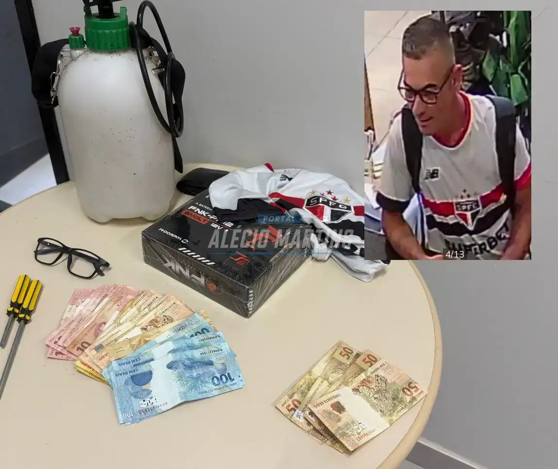 Homem é preso após ser flagrado furtando depósito em Paiçandu