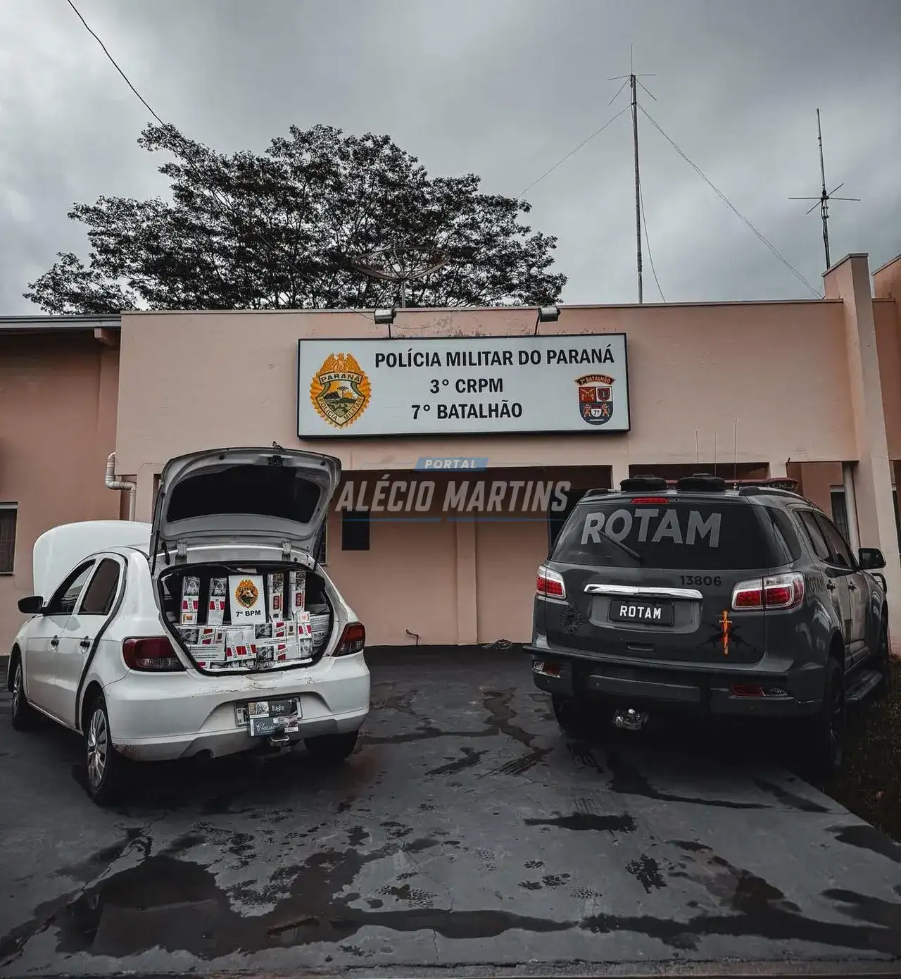 Casal é preso com mais de 500 pacotes de cigarros contrabandeados na PR-323