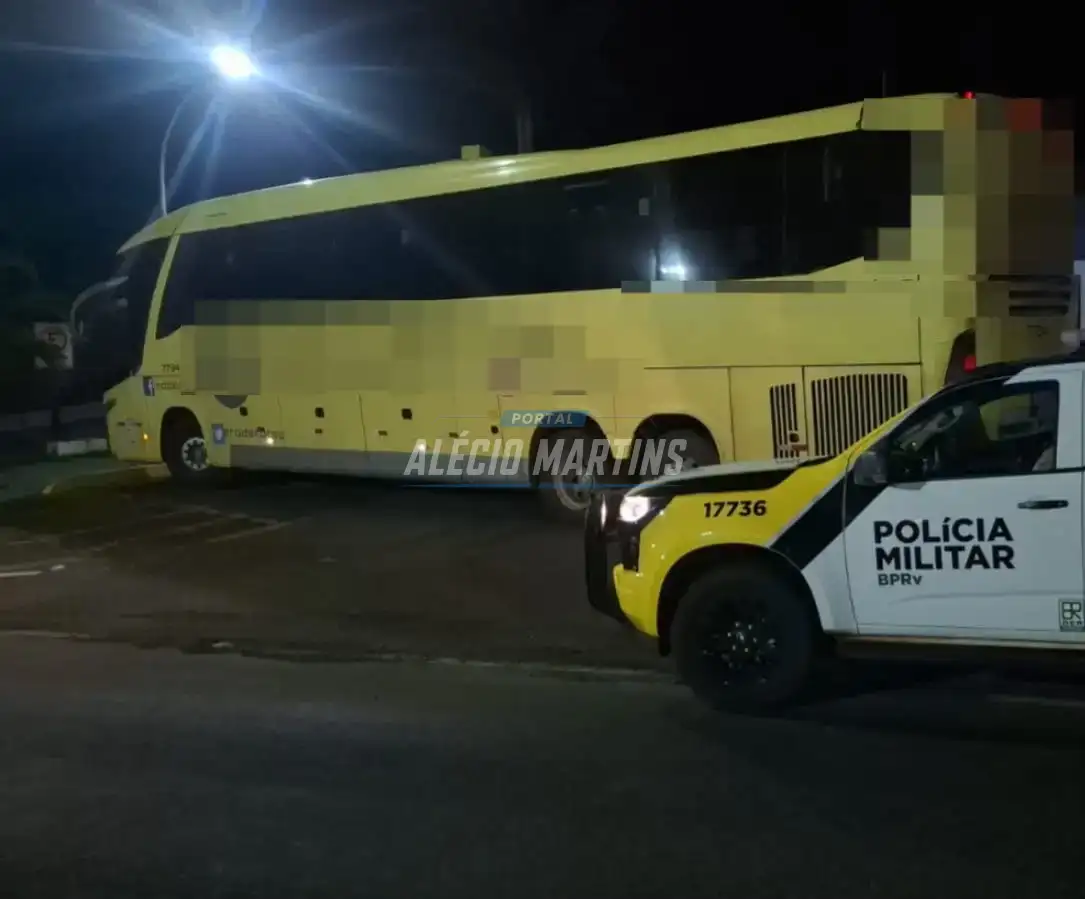 Piratas do asfalto assaltam ônibus interestadual na PR-317, em Floresta