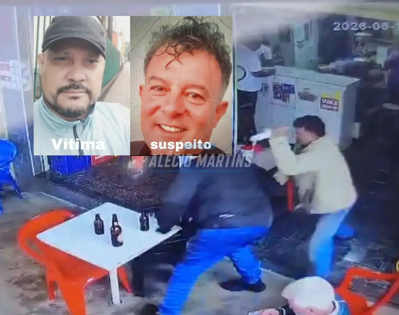 Homem é morto a facadas em bar de Maringá; suspeito e companheira estão foragidos