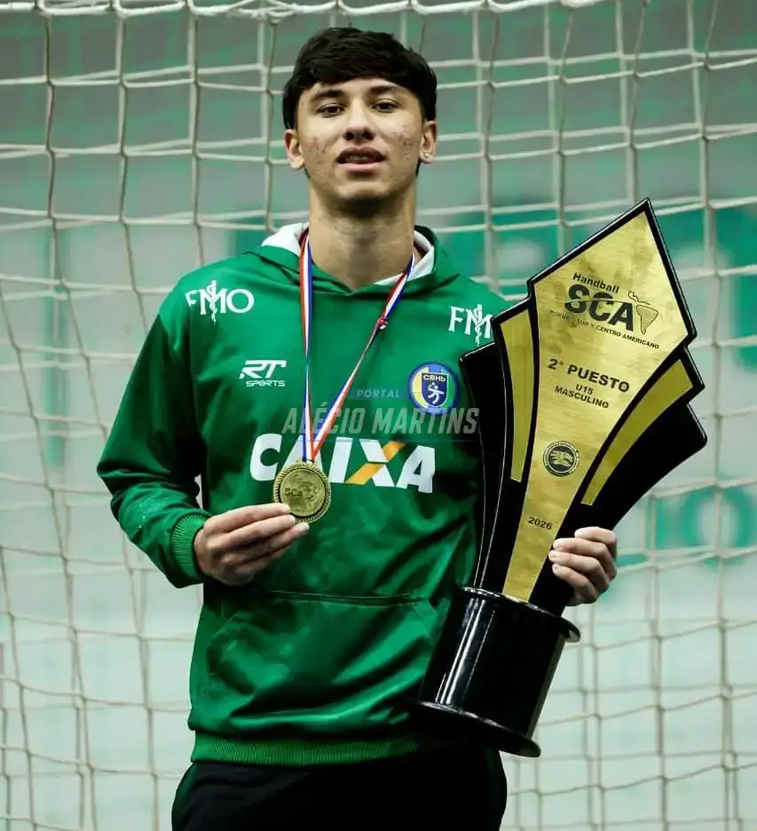 Atleta de Paiçandu é destaque na Seleção Brasileira de Handebol