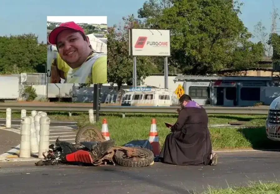 Motociclista morre em acidente com caminhão no feriado de Corpus Christi na PR-323