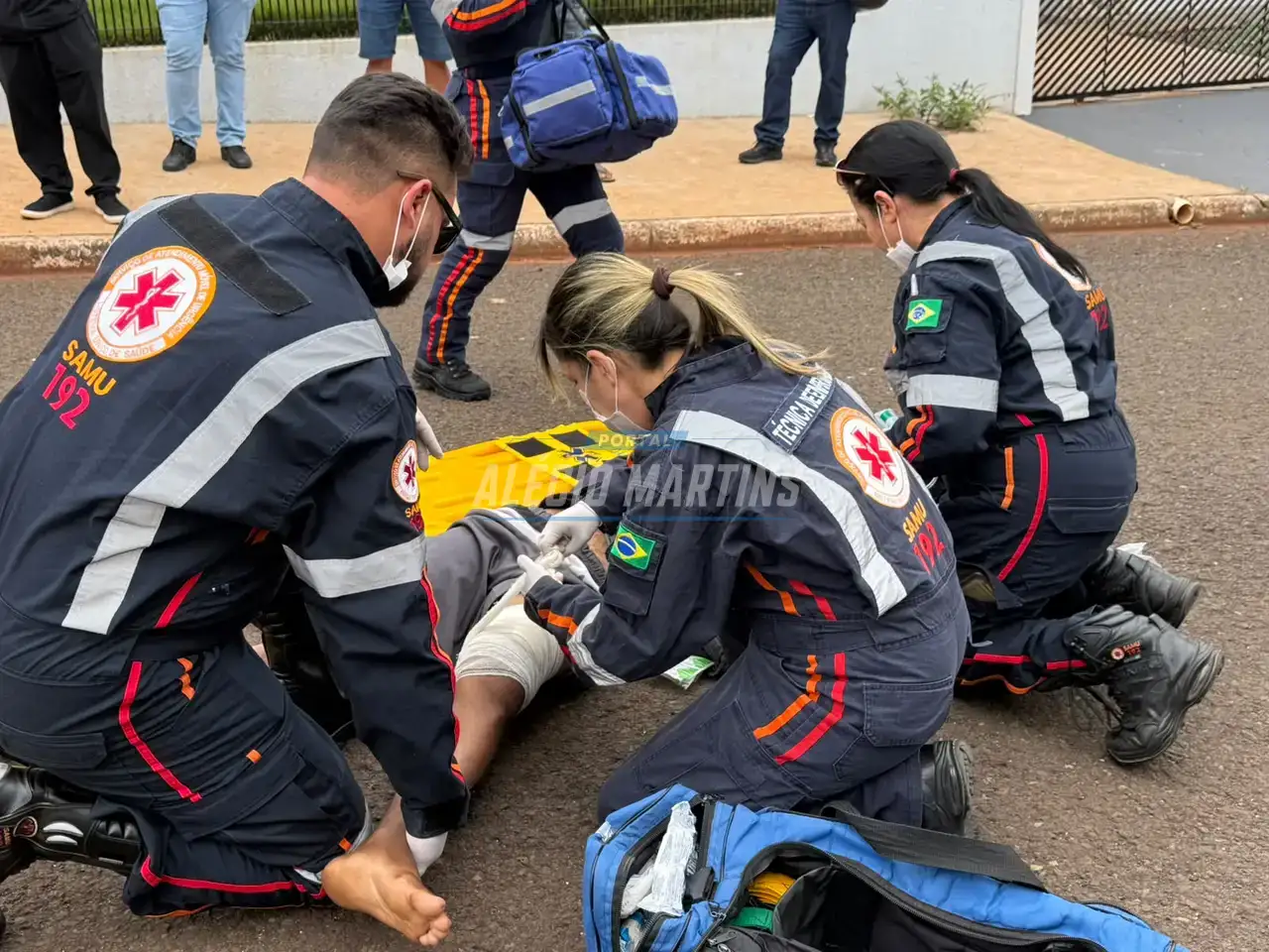 Suspeito é baleado na perna após agredir secretário durante tentativa de furto em Paiçandu