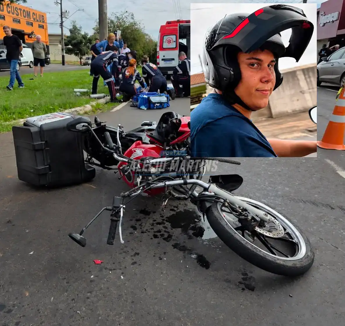 Durante entregas de marmitas motoboy de 20 anos morre em acidente em Maringá