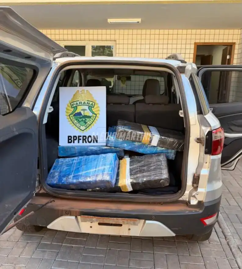BPFRON apreende mais de 400 kg de maconha que seria entregue em Maringá
