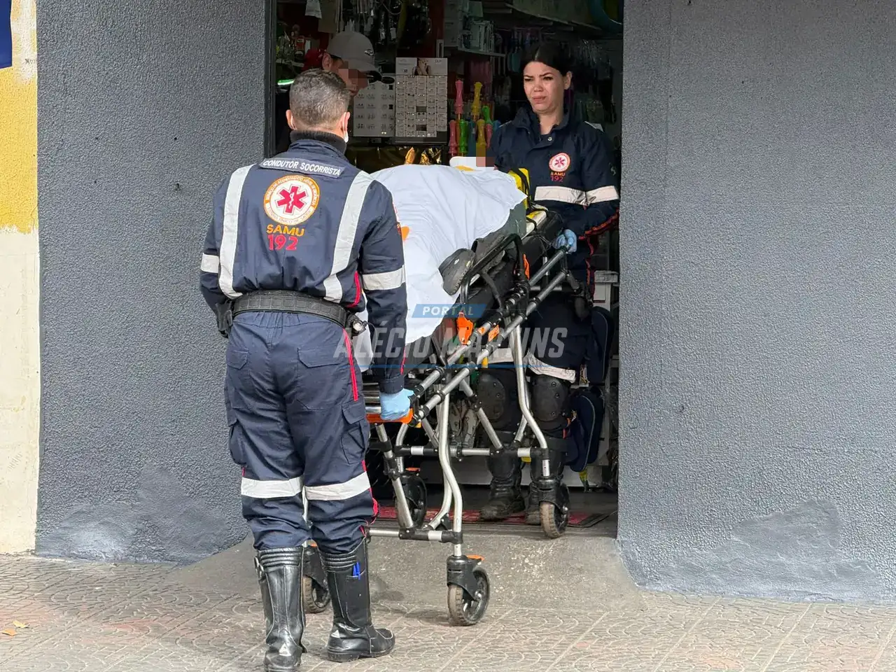 Comerciante sofre queda de cerca de 3 metros durante trabalho em estabelecimento de Paiçandu