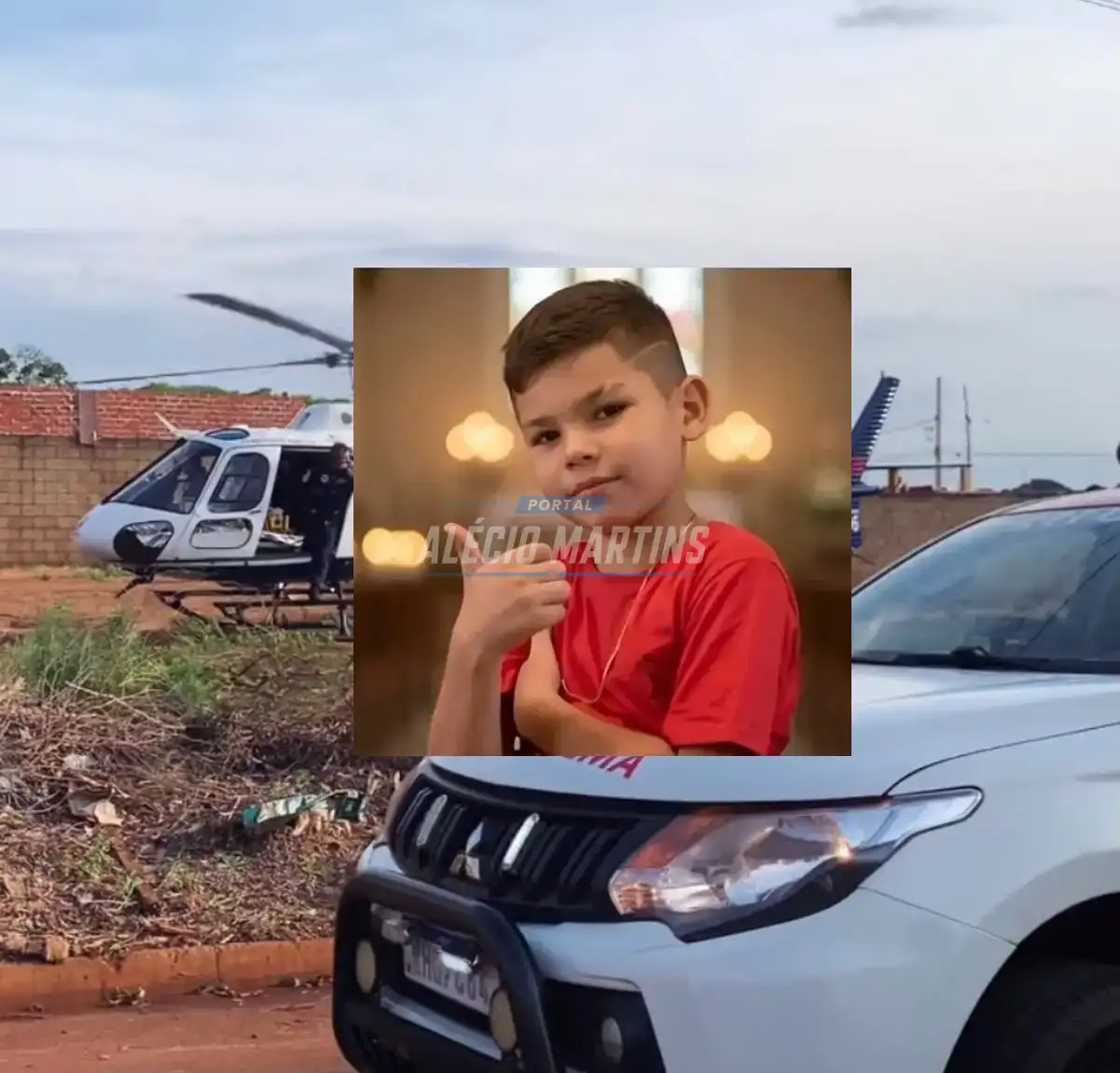 Miguel, de 10 anos, ferido por linha com cerol em Paiçandu, apresenta melhora e sai da sedação