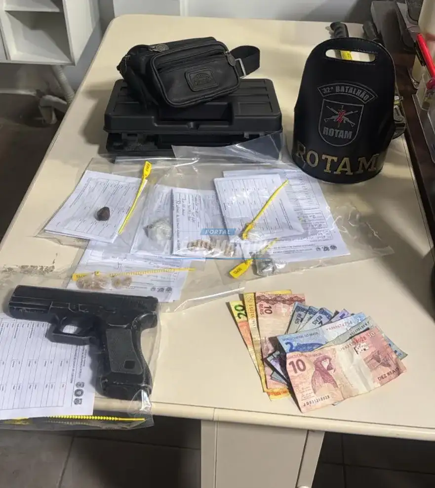 Homem é preso por tráfico de drogas durante operação da ROTAM em Paiçandu