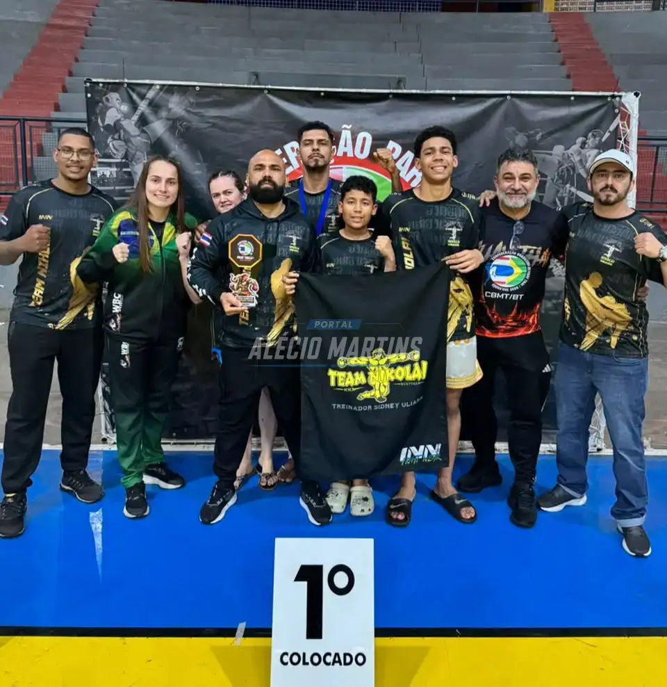 Paiçandu conquista 1º lugar por equipes na Copa Paraná de Muay Thai
