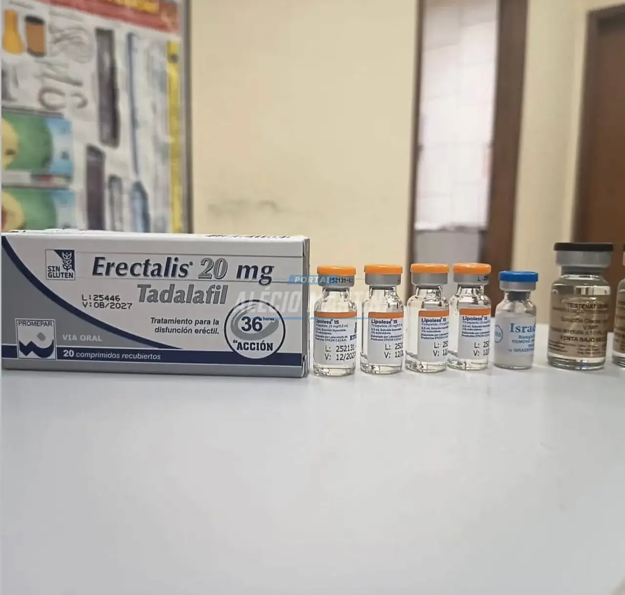 Tadalafila, medicamentos emagrecedores entre outros produtos são apreendidos durante fiscalização da PR-323
