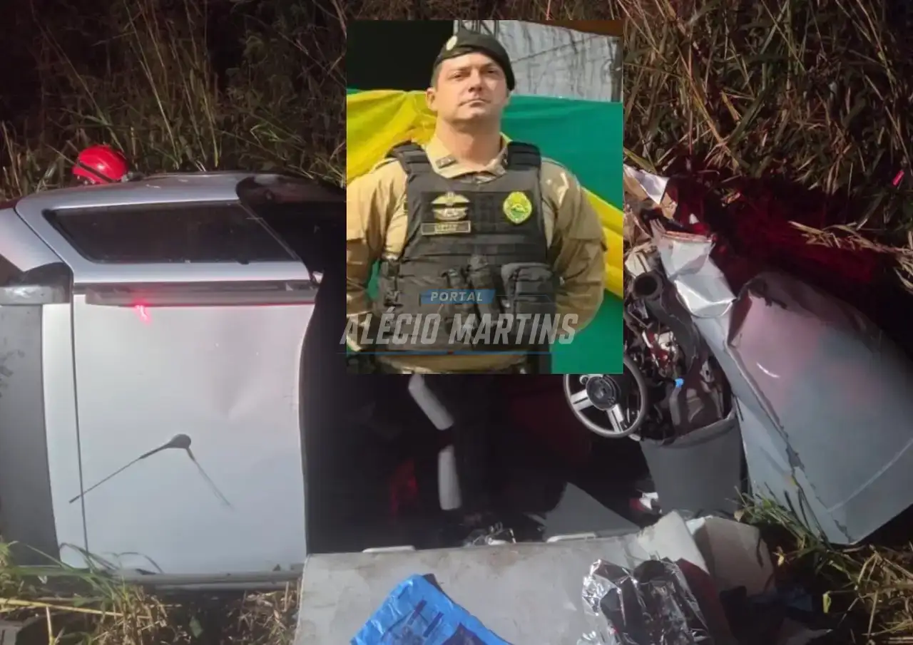 Policial militar morre em grave acidente na PR-317 entre Maringá e Iguaraçu
