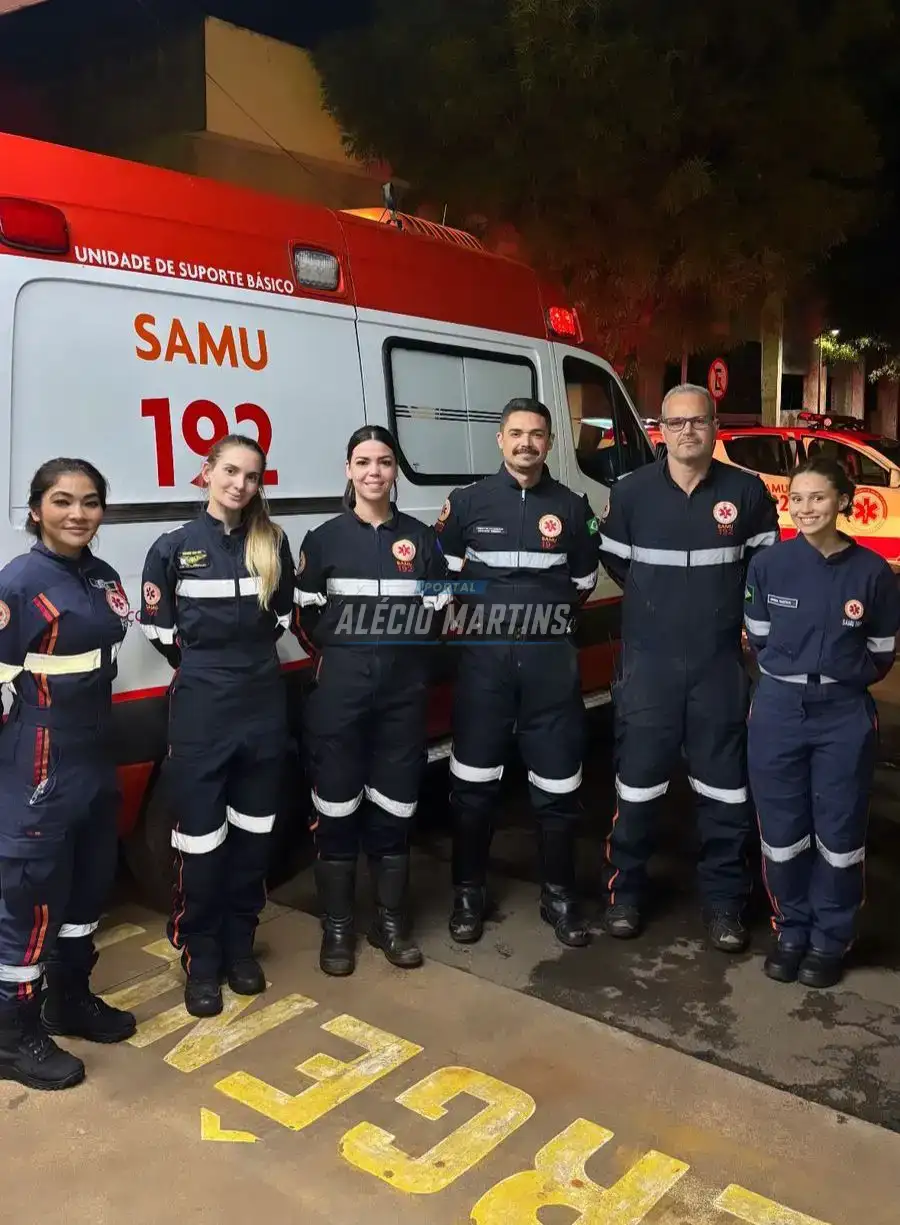 Parto é realizado dentro de ambulância do Samu em Paiçandu
