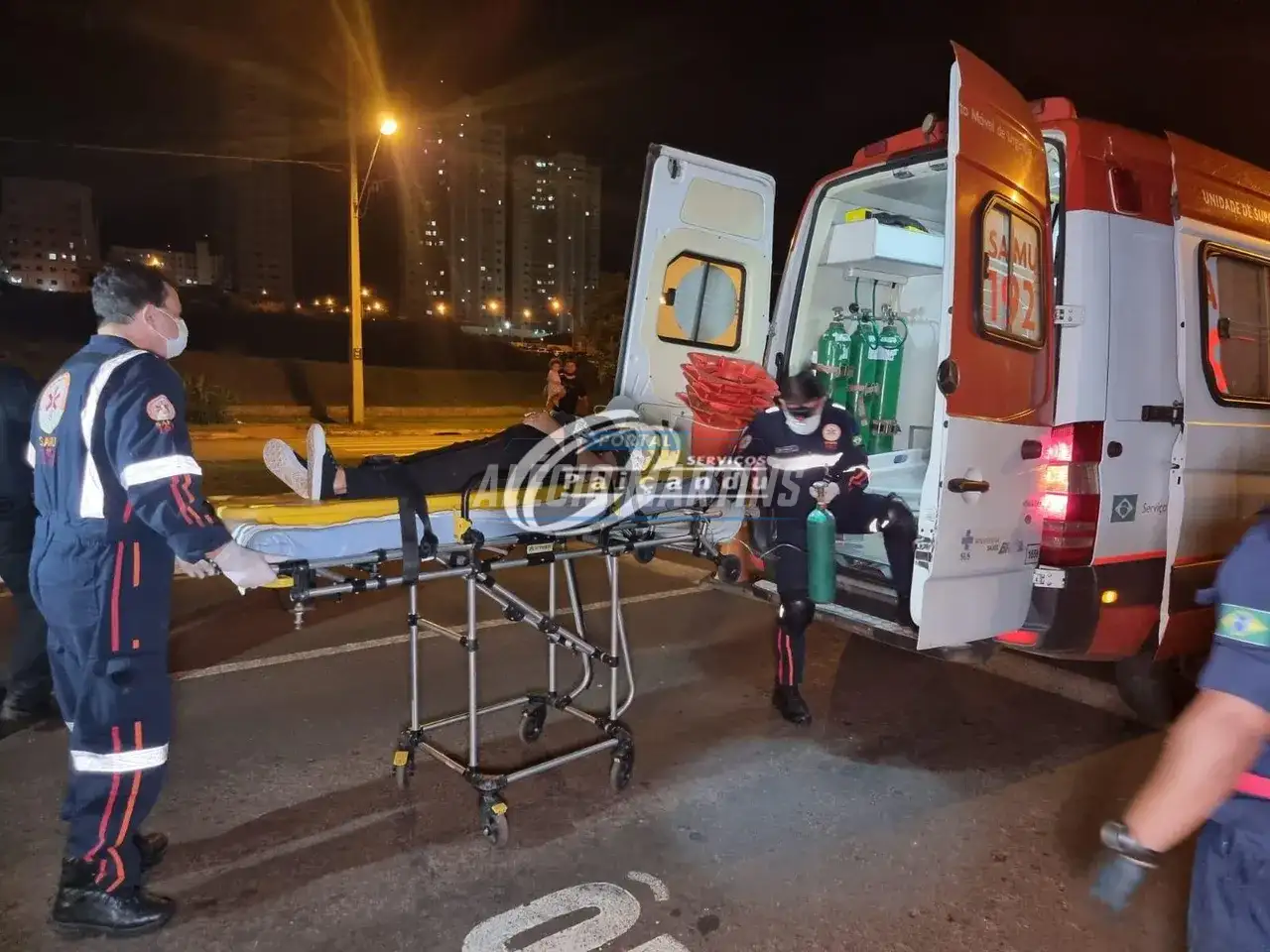 Uma idosa foi atropelada por uma moto na noite desta quinta-feira (06), no Parque Itaipu, em Maringá.