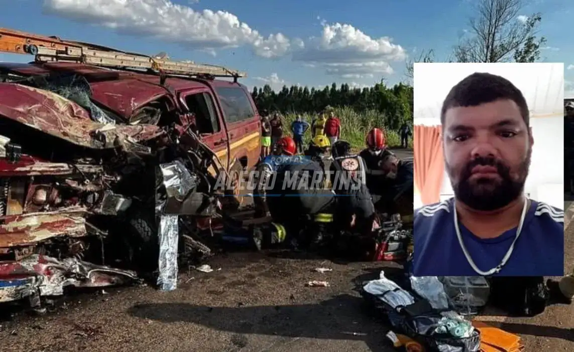 Colisão frontal entre caminhonete e carreta mata motorista na rodovia PR-323