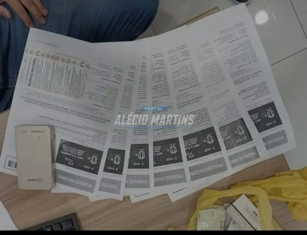 Cambista é preso comercializando ingressos do jogo Maringá e Flamengo a R$ 600,00