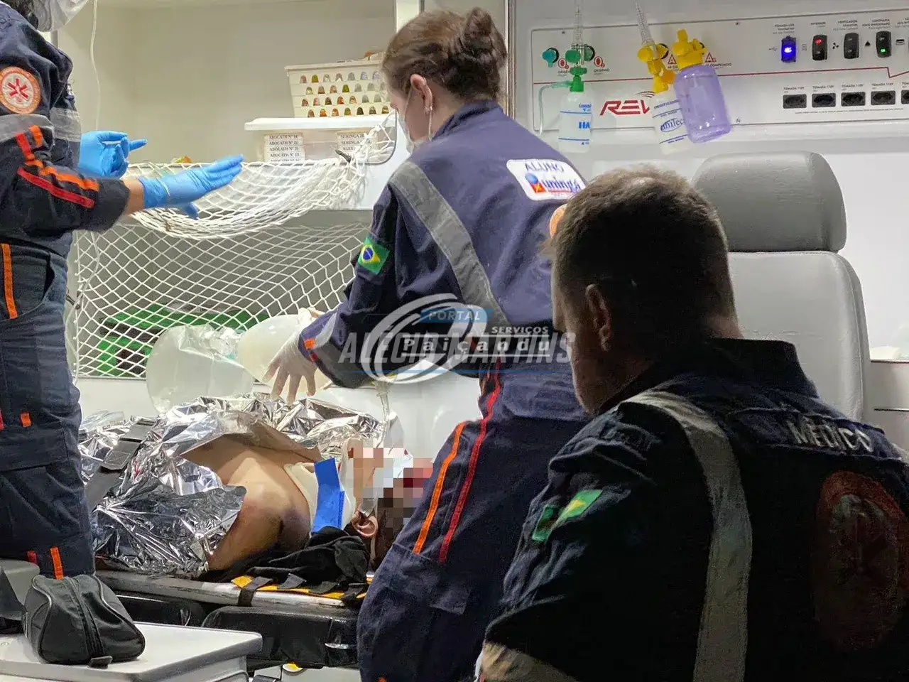 Ciclista é intubado após ser atropelado por carro em Paiçandu. Motorista fugiu sem prestar socorro