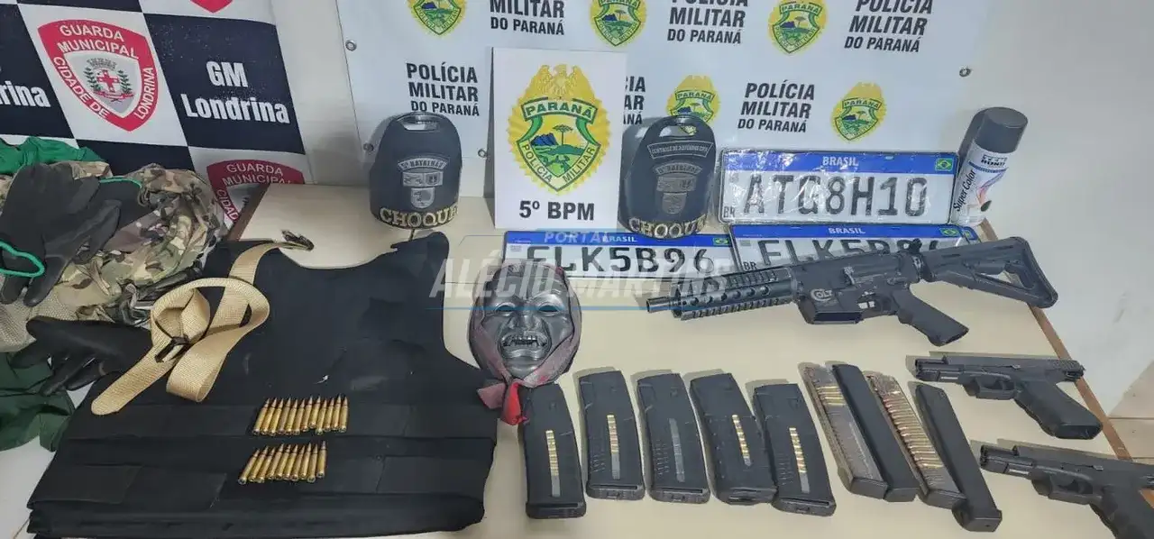 Suspeitos de matar jovem com tiro de fuzil em Maringá, são presos em Londrina