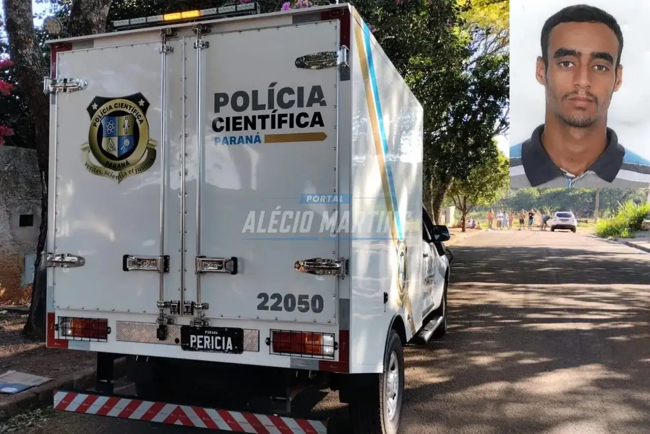 Jovem é assassinado a tiros na manhã deste domingo em Maringá