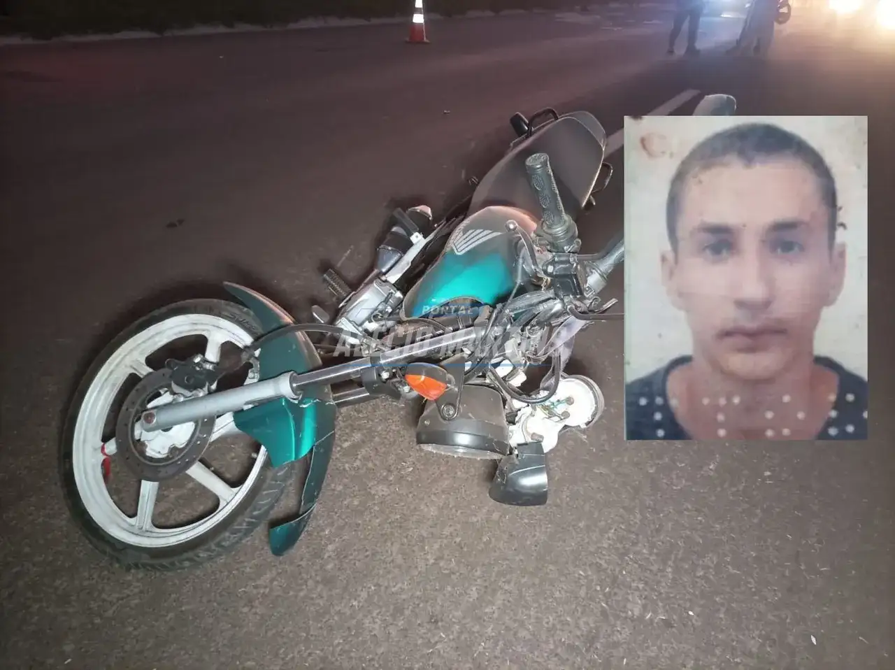 Jovem de 22 anos morre após moto bater na traseira de caminha na BR-376