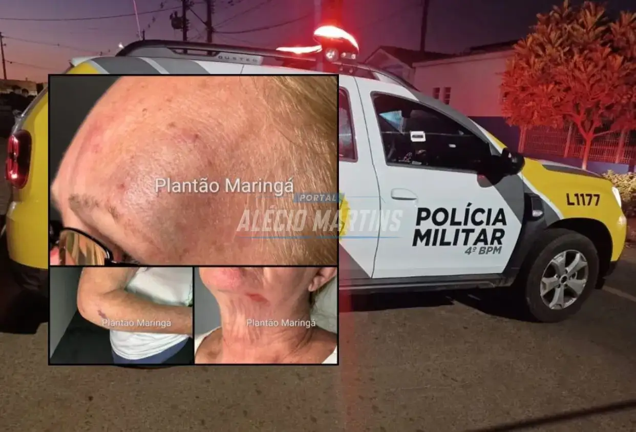 Revoltante - Idosa de 72 anos é covardemente agredida durante roubo a residência em Maringá