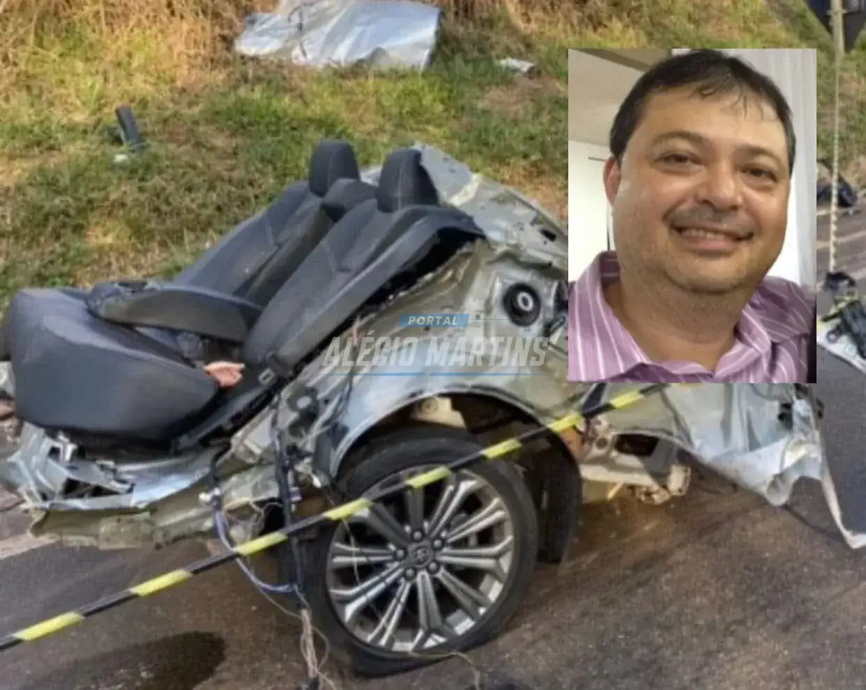 Dentista morre em acidente violento em rodovia da região