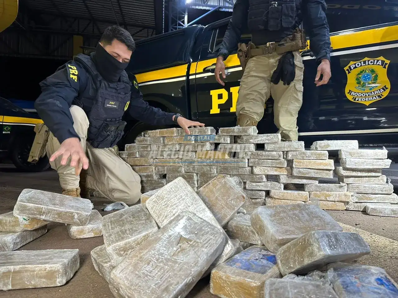 Drogas avaliadas em mais de R$ 15 milhões são apreendidas pela PRF