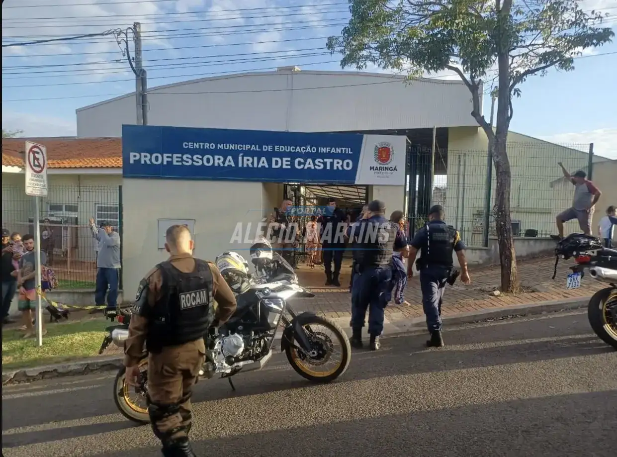 CMEI de Maringá é invadido por homem armado de faca