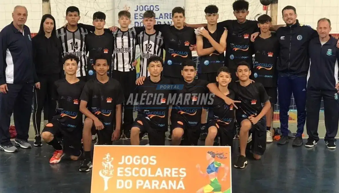Time de Paiçandu é campeão de handebol (sub14) dos jogos escolares do Paraná