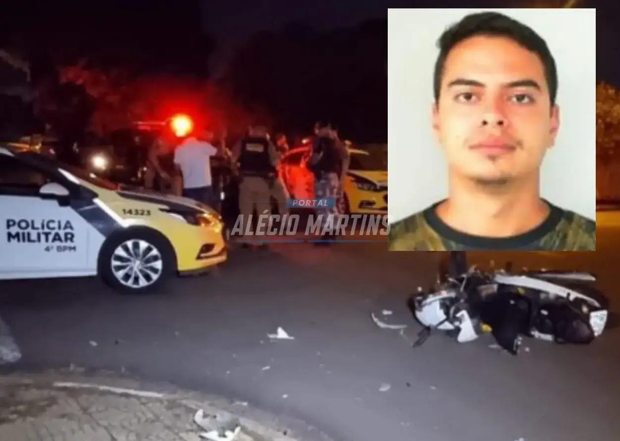 Ao fugir de abordagem homem morre após bater moto contra carro durante fuga da polícia