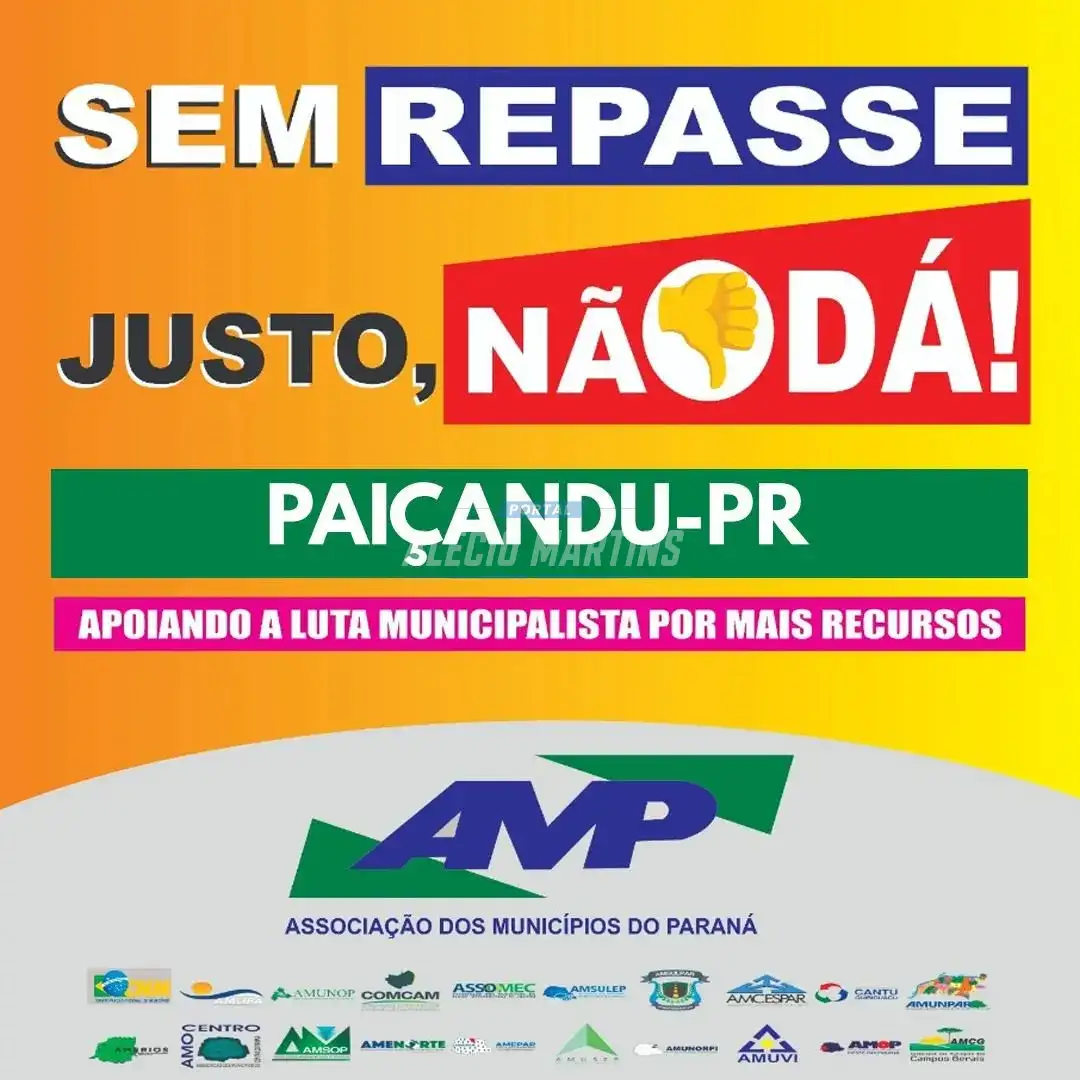 Municípios do Paraná questionam a diminuição de repasses do Governo Federal, Paiçandu é um deles