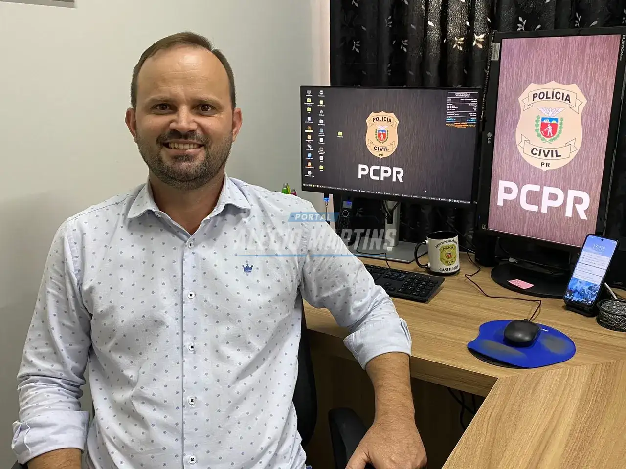 Após 11 anos escrivão Castilhos deixa a delegacia de Paiçandu.