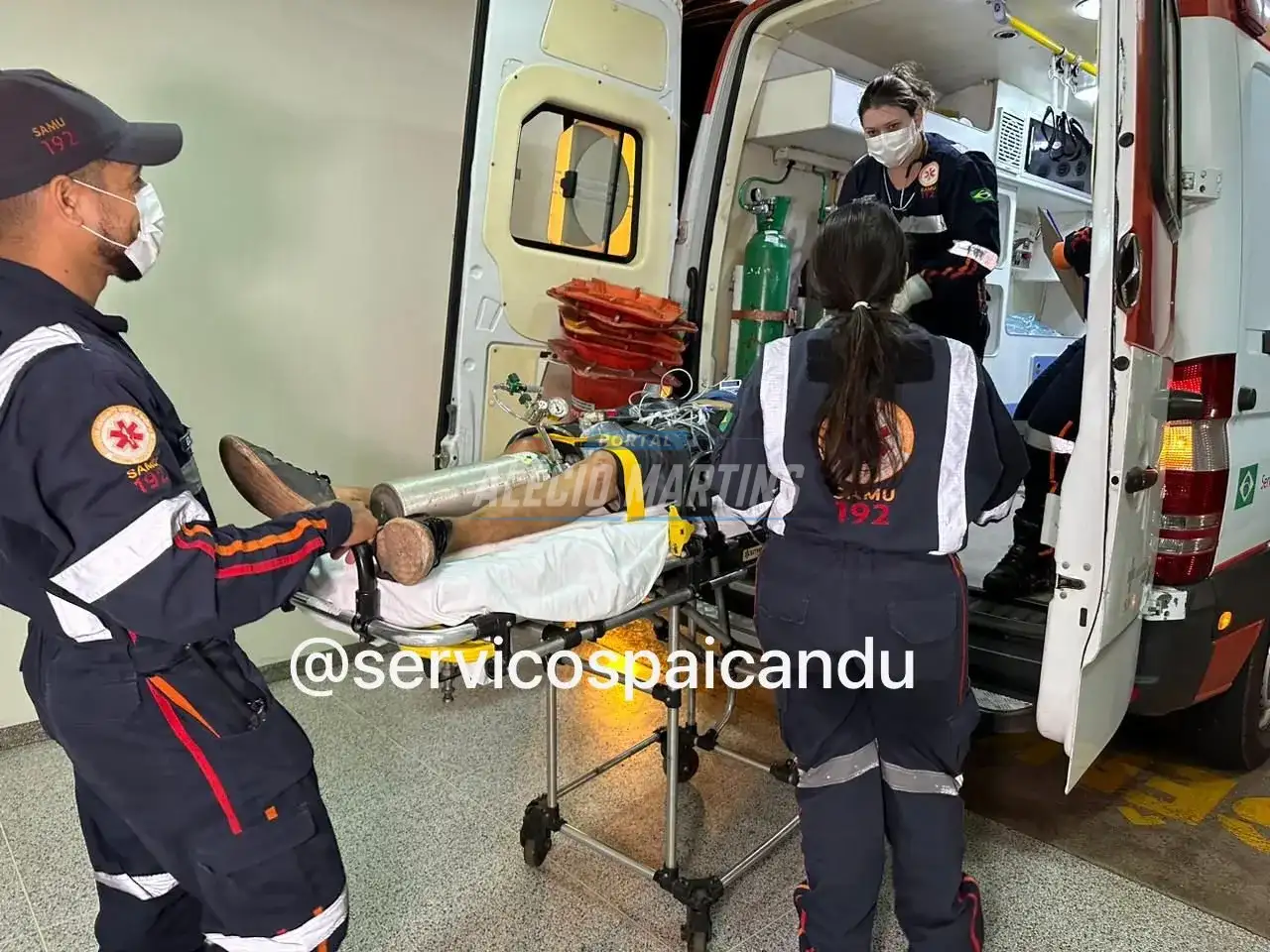 Suspeito de furto é socorrido em estado grave após ser “linchado” por populares
