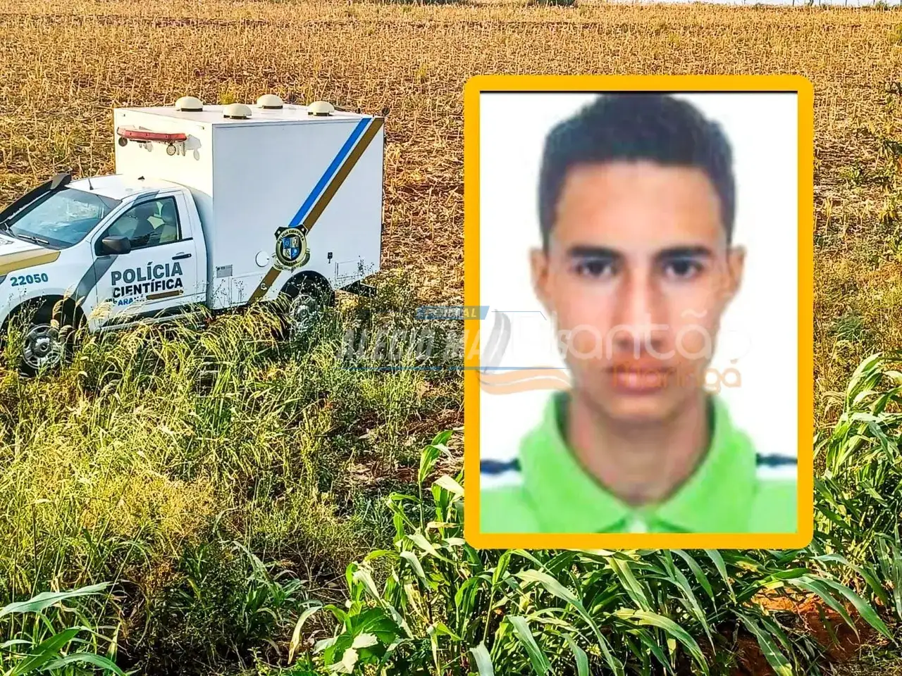 É identificado jovem que foi morto a tiros e teve o corpo encontrado em área rural de Maringá