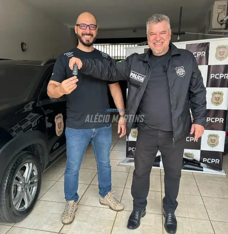 Delegado Jacovós entrega viaturas ao DENARC de Maringá para fortalecer o combate ao tráfico de drogas