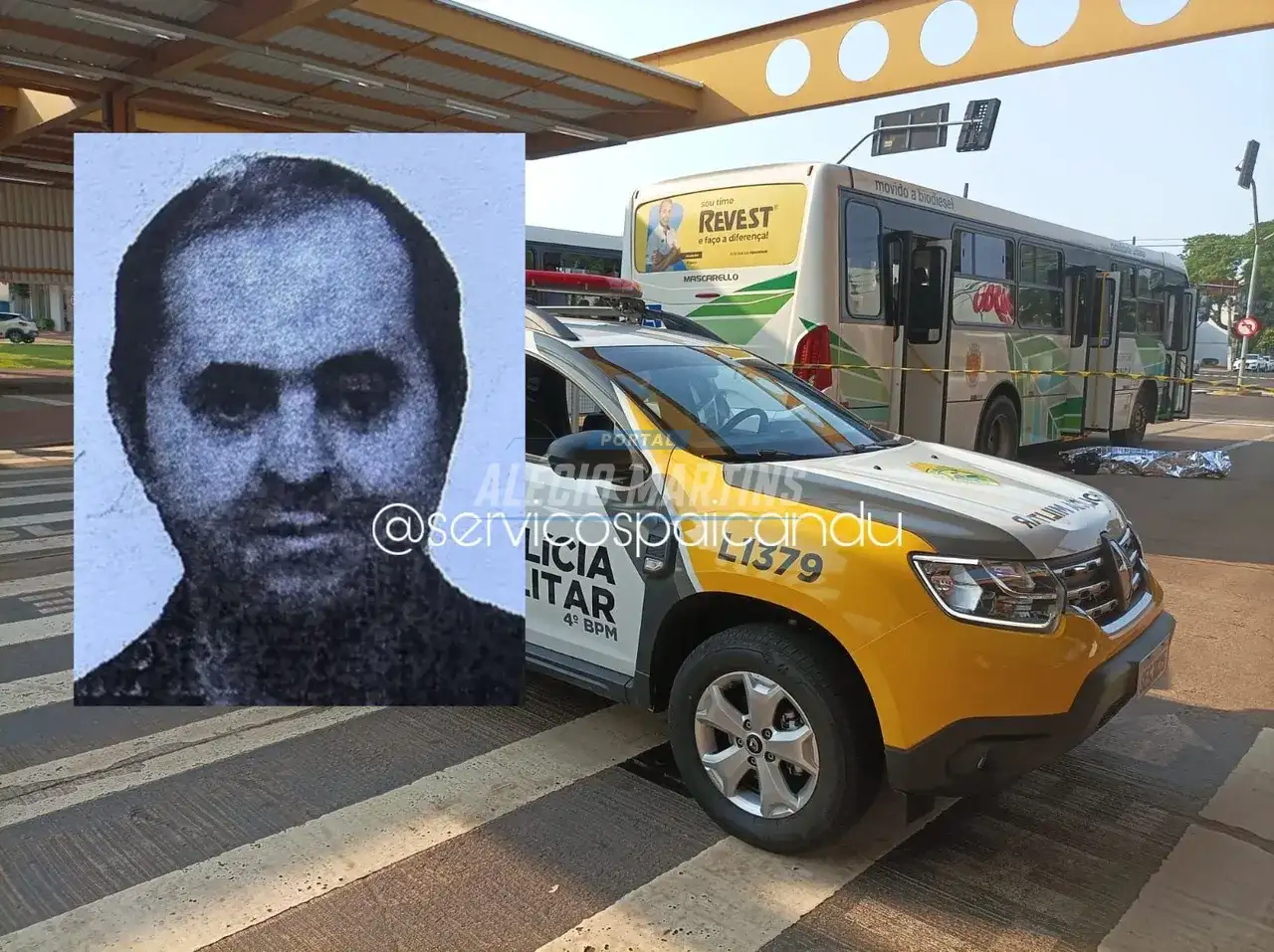 Homem de 56 anos morre atropelado a caminho do trabalho em Maringá