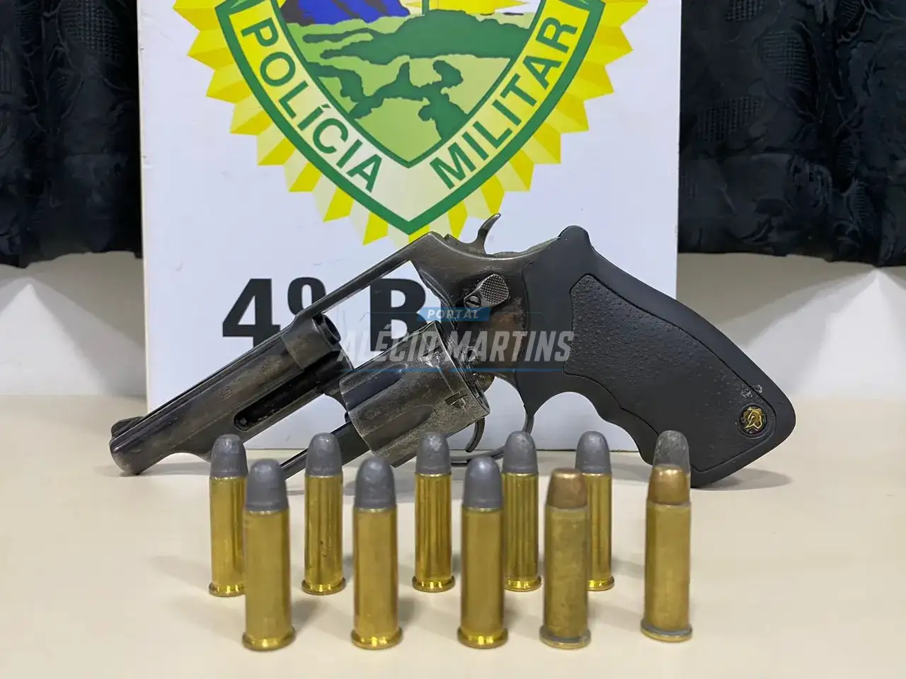 Arma de fogo é apreendida pela polícia militar em Paiçandu